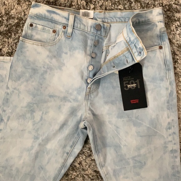 New Premium Levis 501 Skinny - Picture 7 of 9